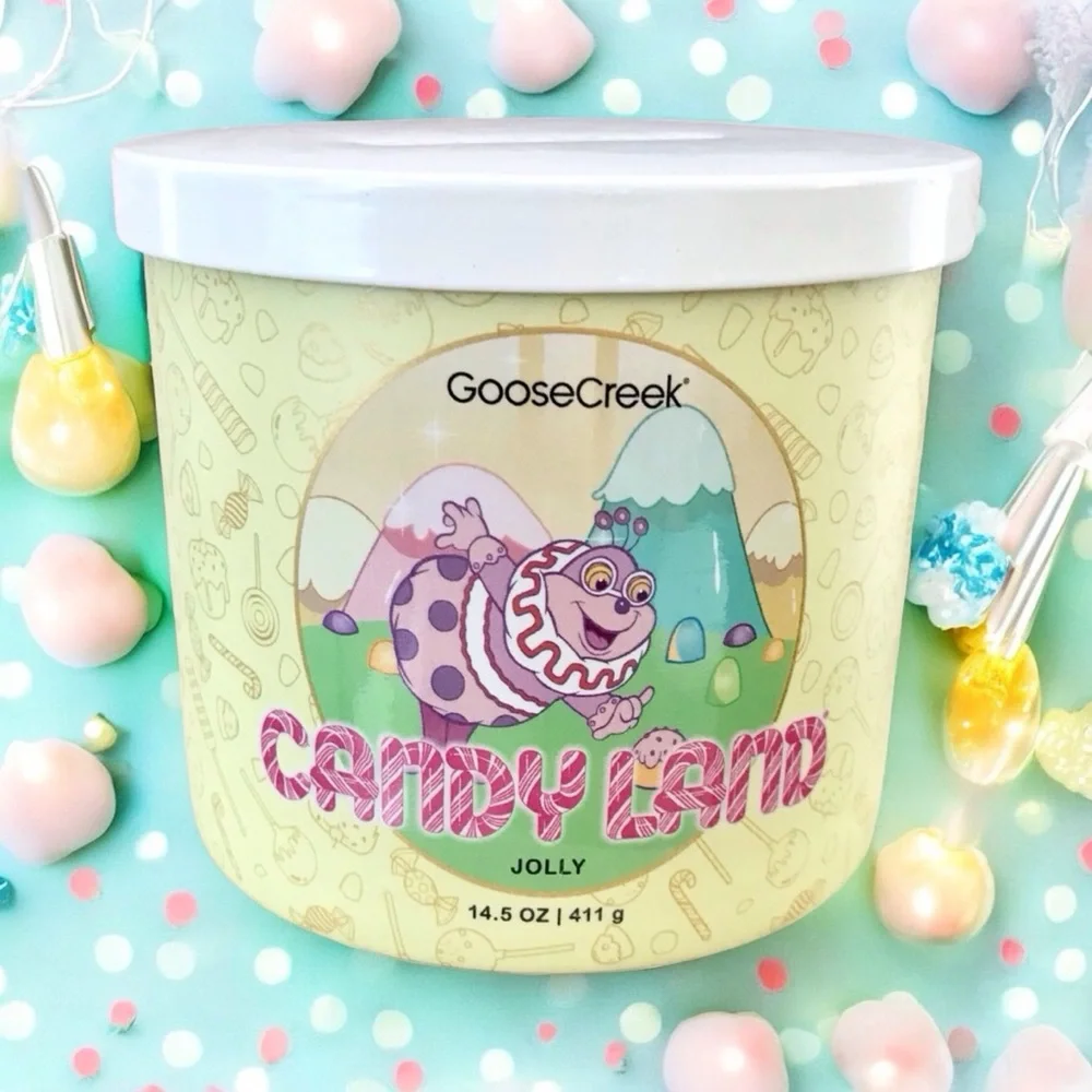 🆕40+ Hrs Jolly Candy Land 3 Wick Candle